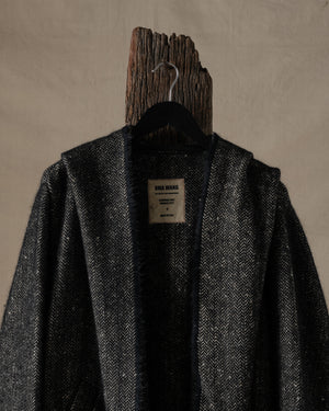 Cardigan Coat Pitti Black / Tan