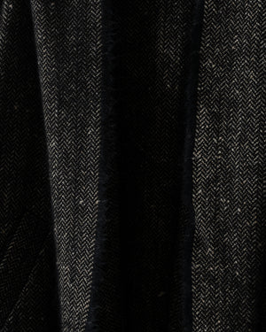 Cardigan Coat Pitti Black / Tan