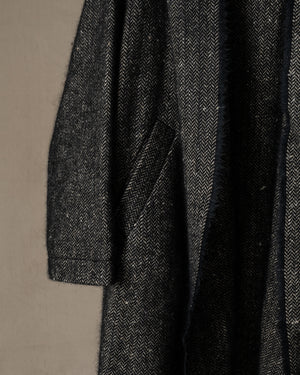 Cardigan Coat Pitti Black / Tan