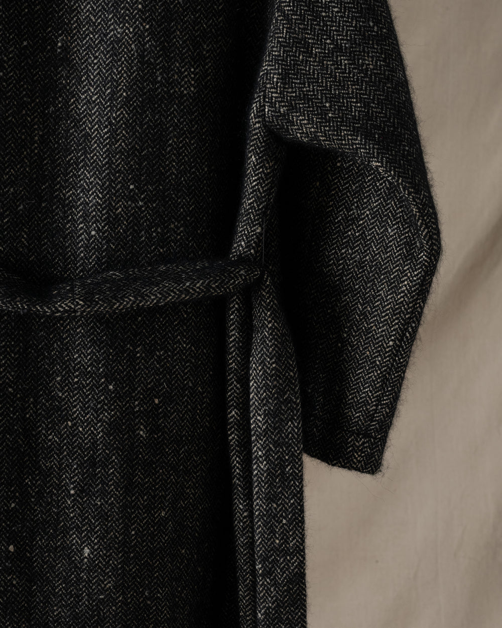 Cardigan Coat Pitti Black / Tan