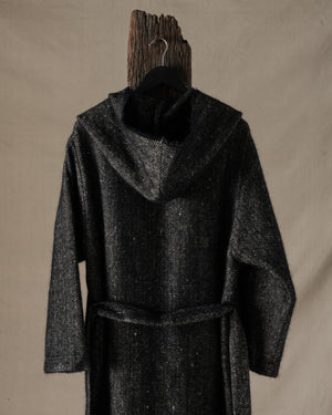 Cardigan Coat Pitti Black / Tan