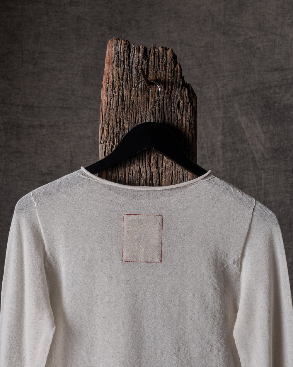 Extra Long SLV Top Transparent Off White