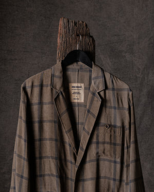 Giovanni Coat Aranceto Mustard / Blue