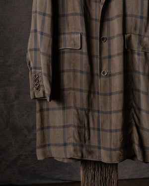 Giovanni Coat Aranceto Mustard / Blue