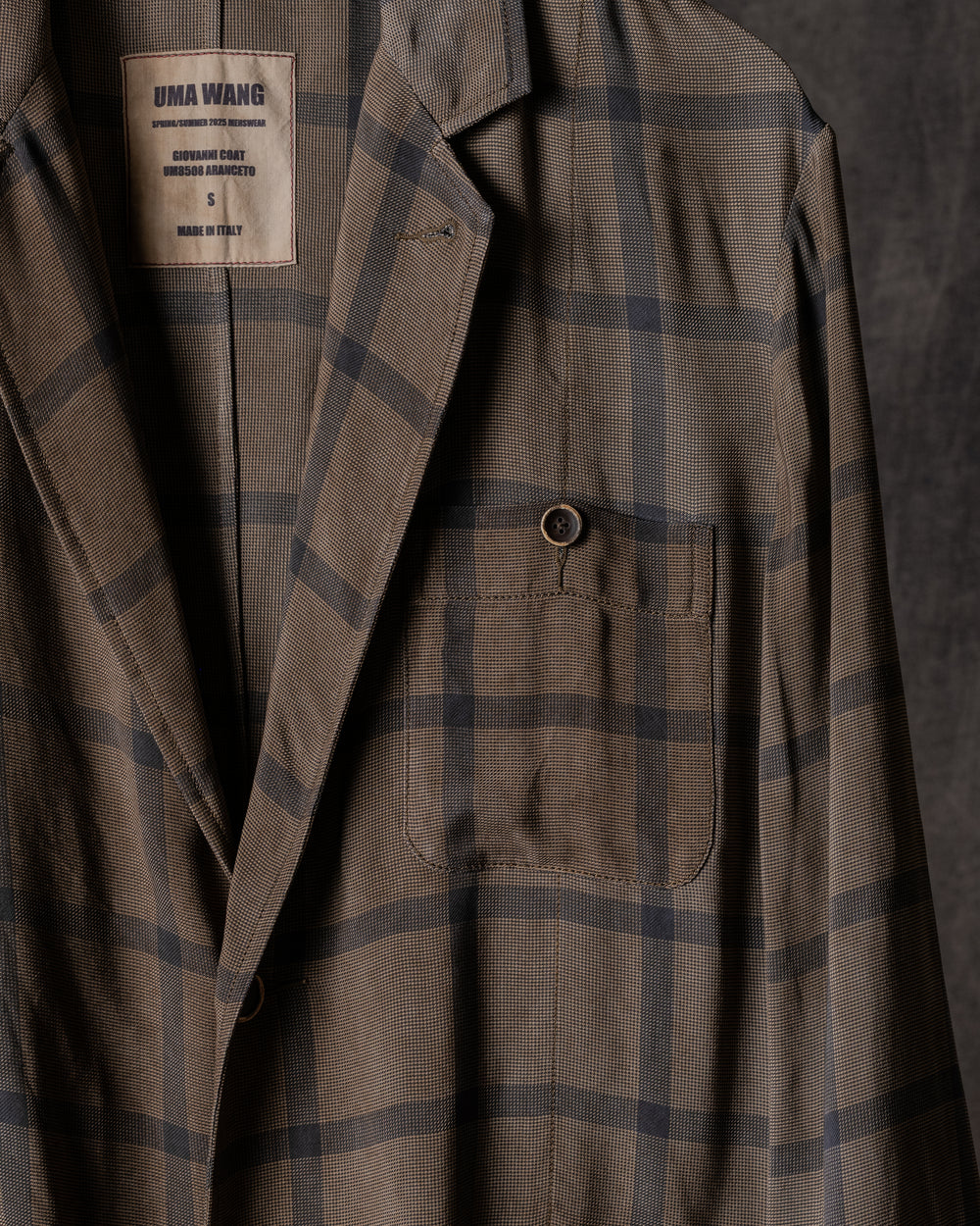 Giovanni Coat Aranceto Mustard / Blue