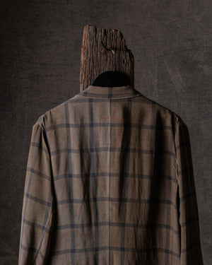 Giovanni Coat Aranceto Mustard / Blue