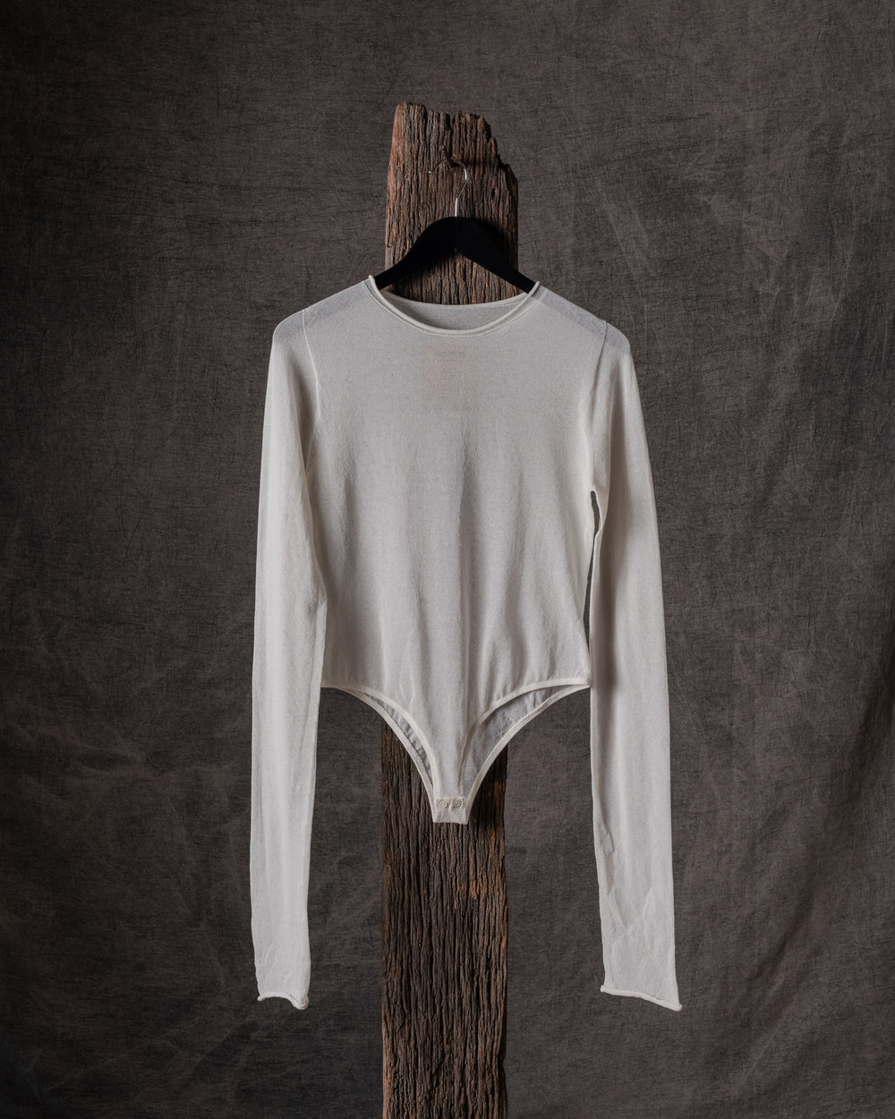 Long SLV Body Transparent Off White