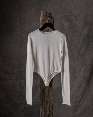 Long SLV Body Transparent Off White
