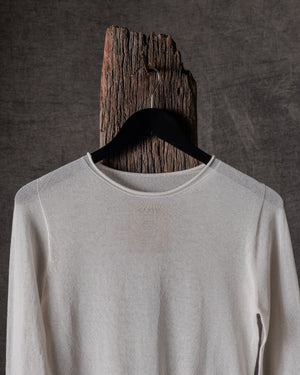Long SLV Body Transparent Off White