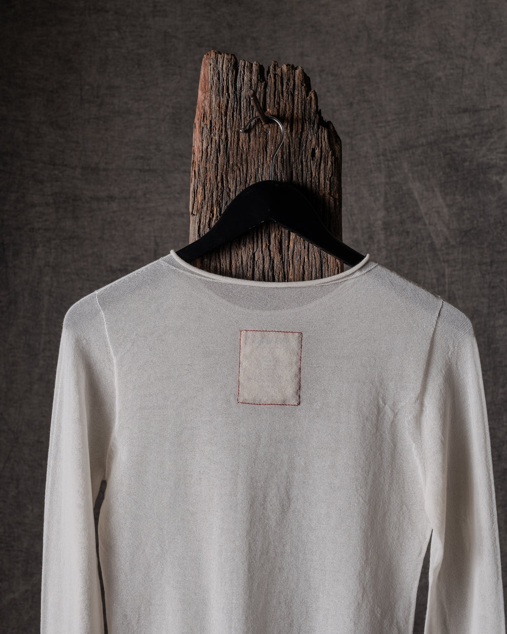 Long SLV Body Transparent Off White