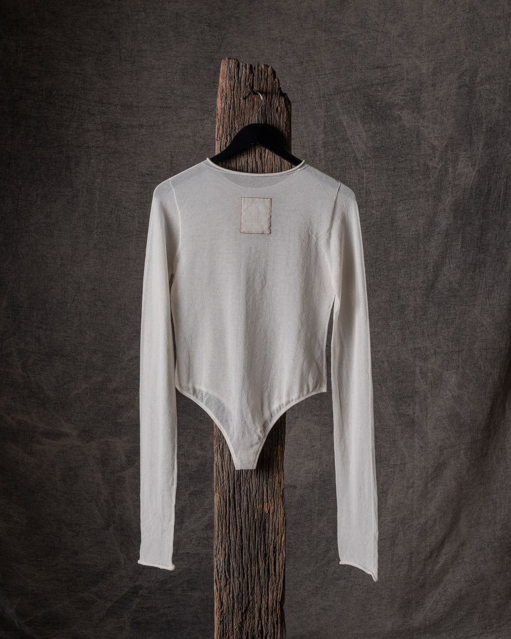 Long SLV Body Transparent Off White