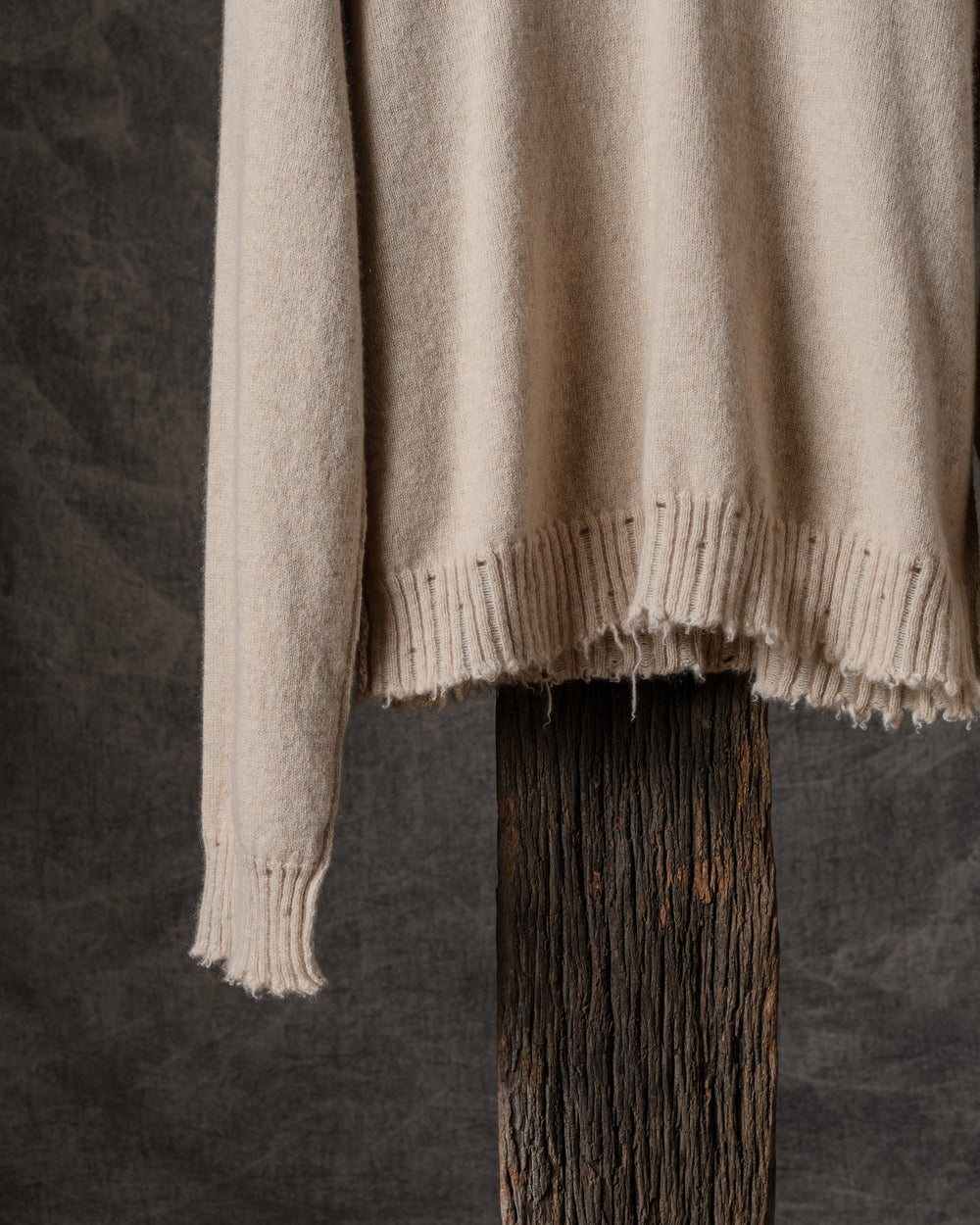 Long SLV Top Plain Cashmere Tan