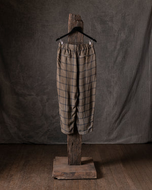 Pigiama Pants Aranceto Mustard / Blue