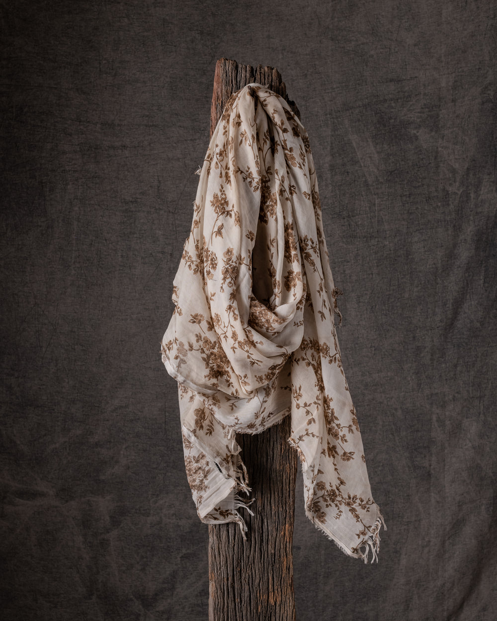 Scarf T-Walk White / Brown