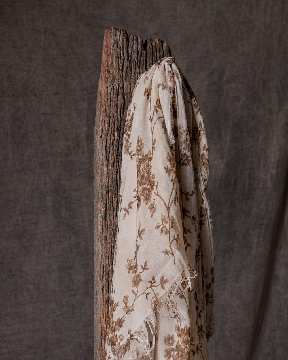 Scarf T-Walk White / Brown