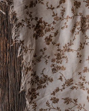 Scarf T-Walk White / Brown