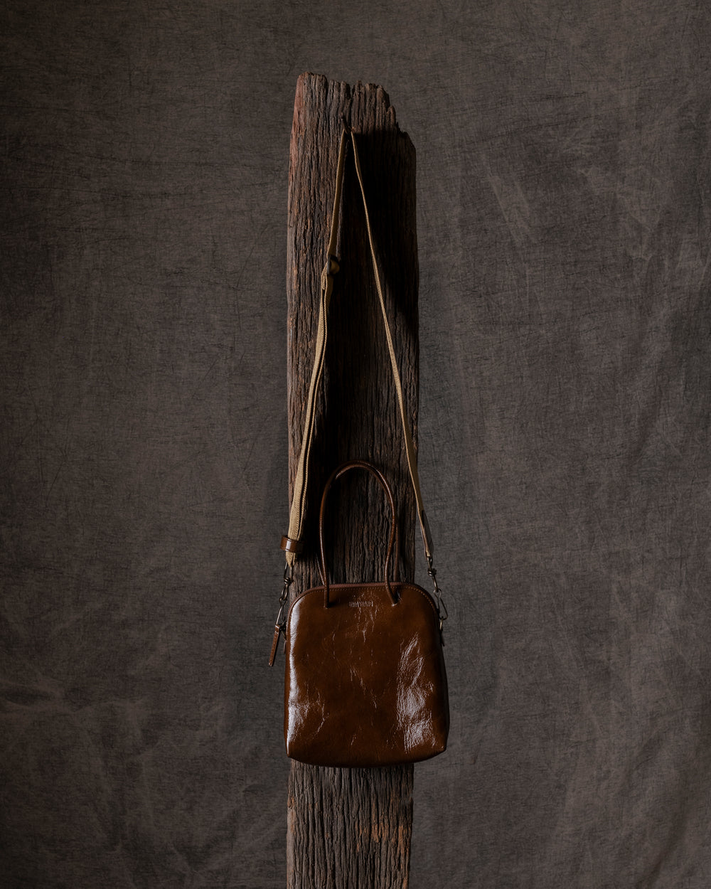 Soft Small Tote Bag Brown / Mustard