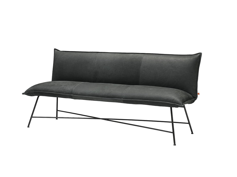 Vidar Dining Bench with Back 195 - Old Glory Frame