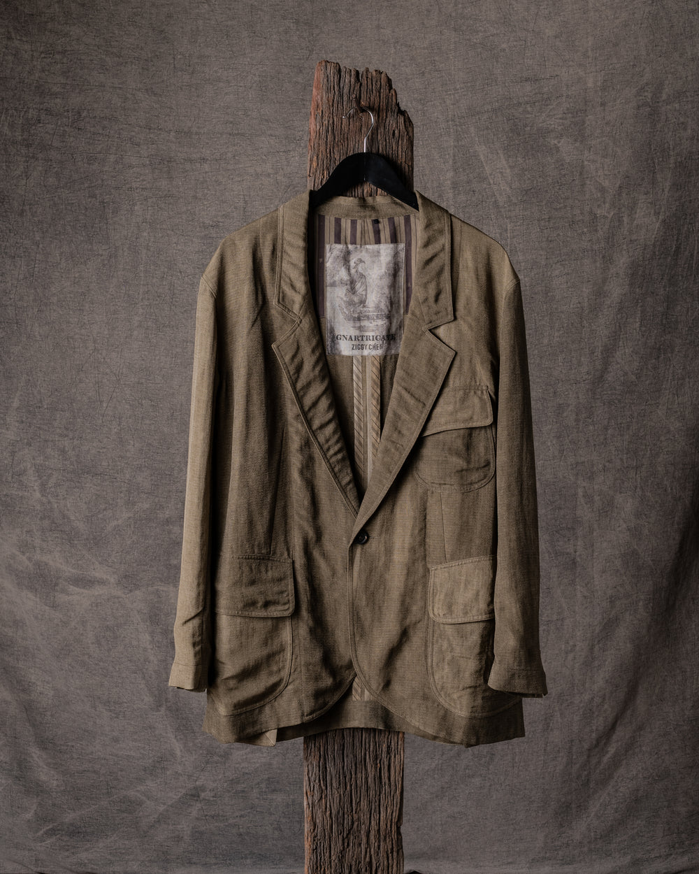 1 Button Long Jacket