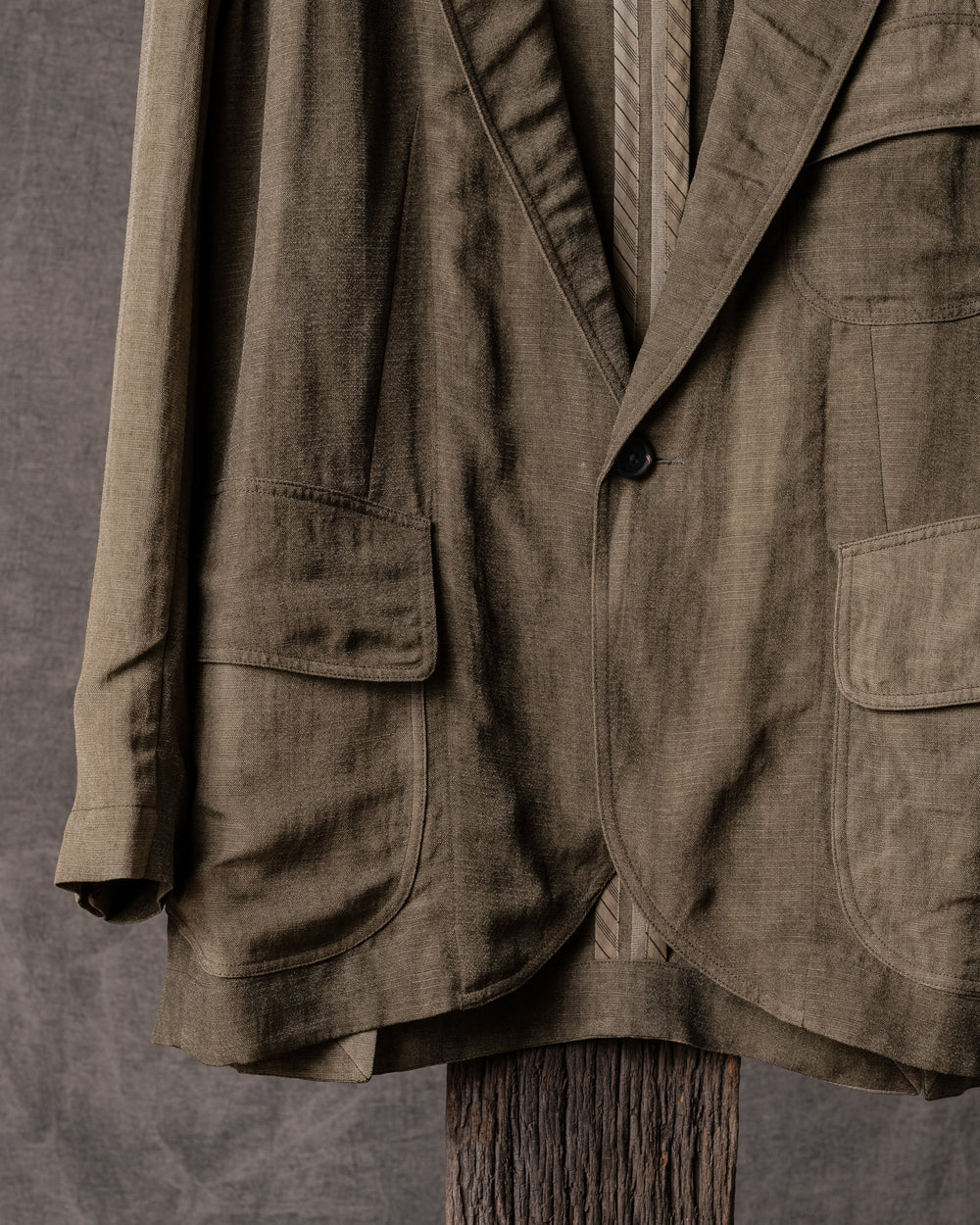 1 Button Long Jacket