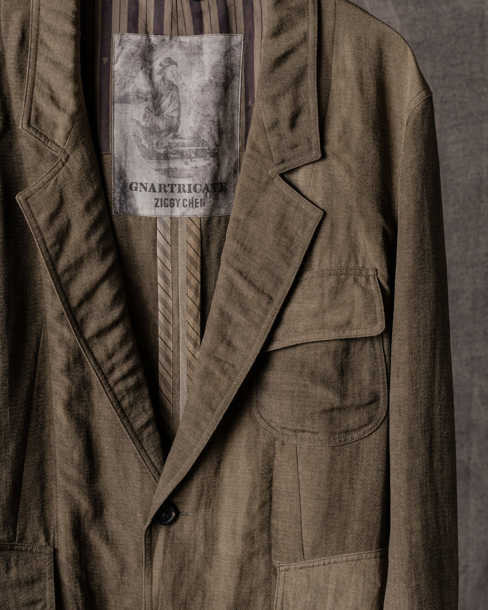 1 Button Long Jacket