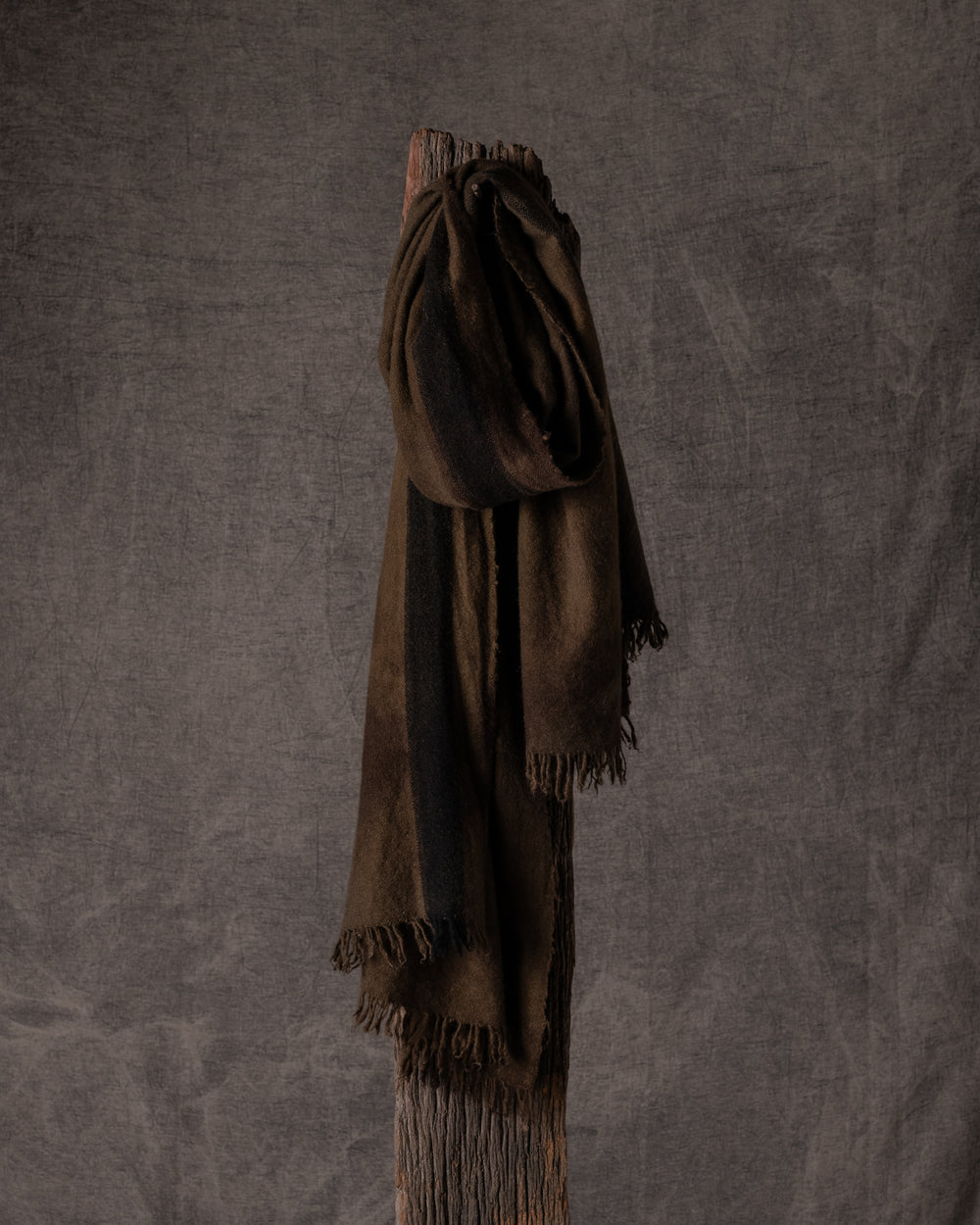 Cashmere Long Scarf Brown