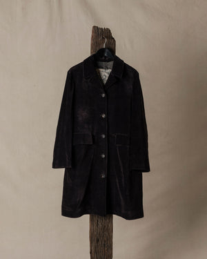 Spread Collar Long Coat