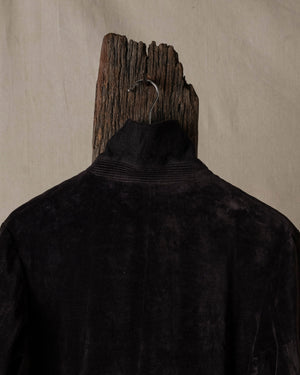 Spread Collar Long Coat