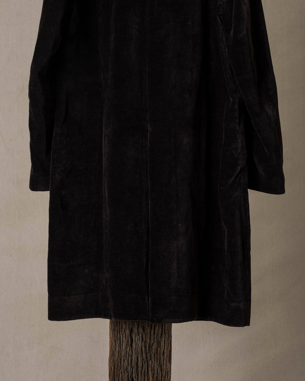 Spread Collar Long Coat