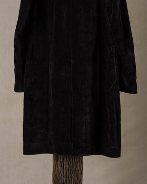 Spread Collar Long Coat