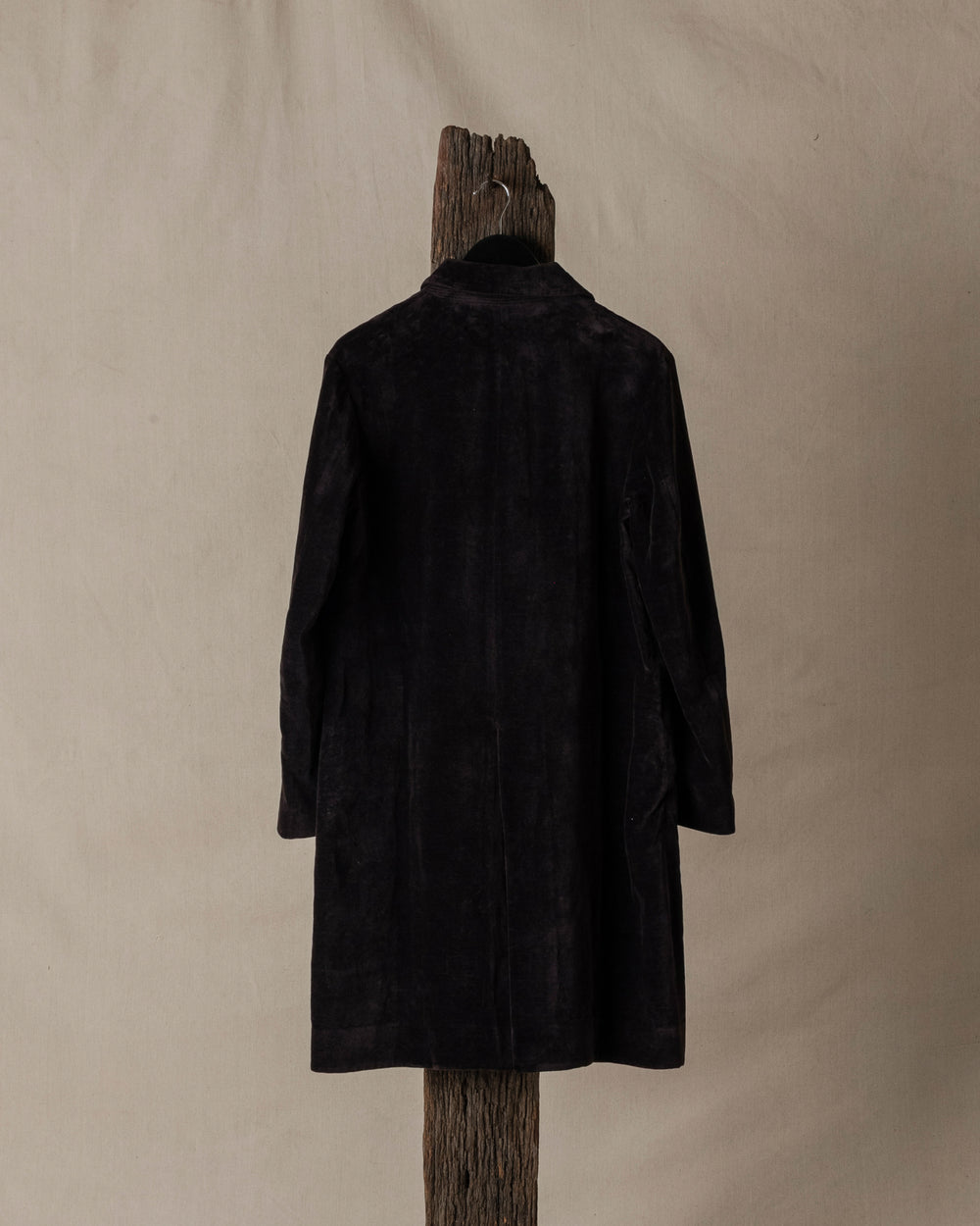Spread Collar Long Coat