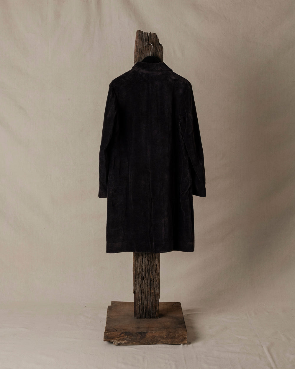 Spread Collar Long Coat