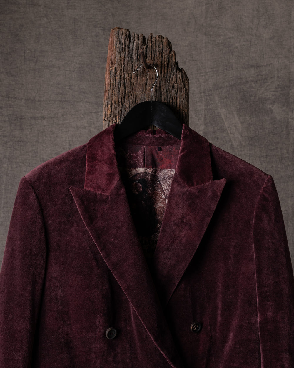 Womens Jacket Cotton Burgundy