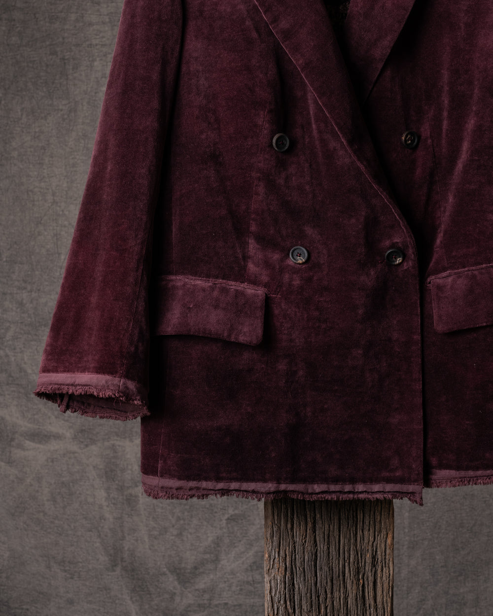 Womens Jacket Cotton Burgundy