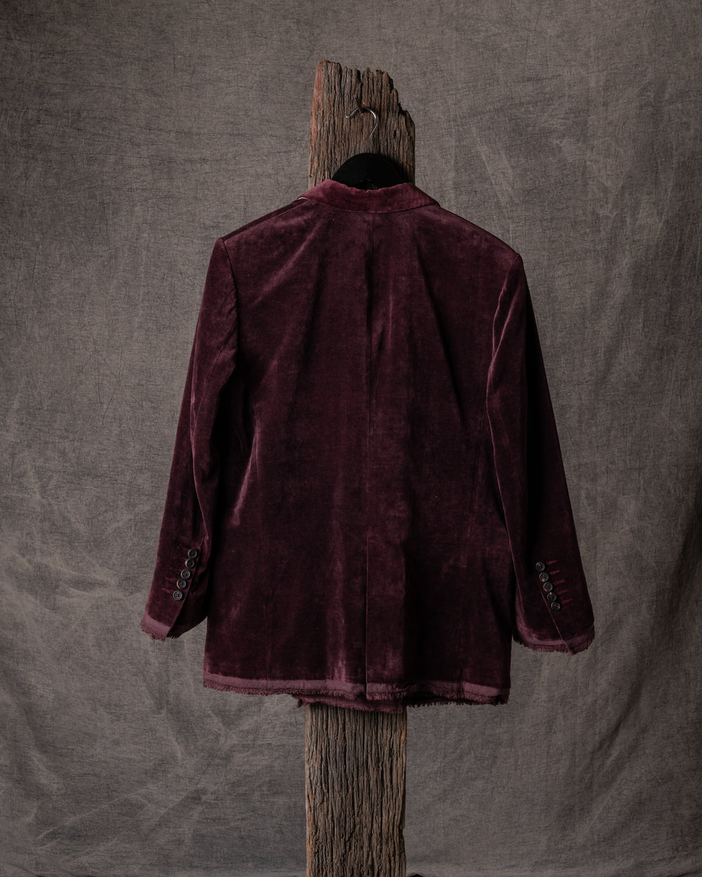 Womens Jacket Cotton Burgundy