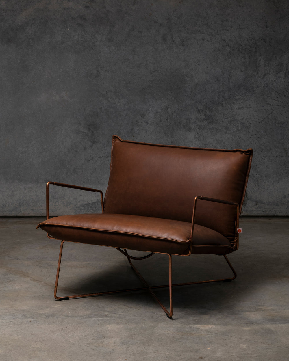 Earl Chair Copper Frame - Luxor Fango