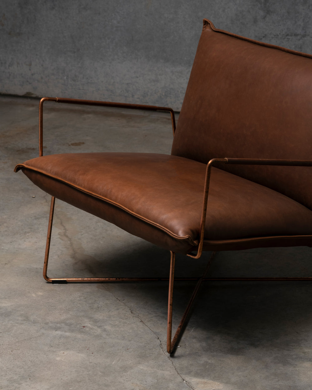 Earl Chair Copper Frame - Luxor Fango