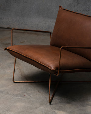 Earl Chair Copper Frame - Luxor Fango