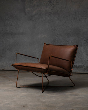 Earl Chair Copper Frame - Luxor Fango