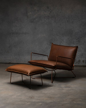 Earl Chair Copper Frame - Luxor Fango