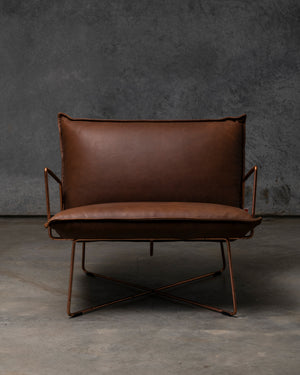 Earl Chair Copper Frame - Luxor Fango
