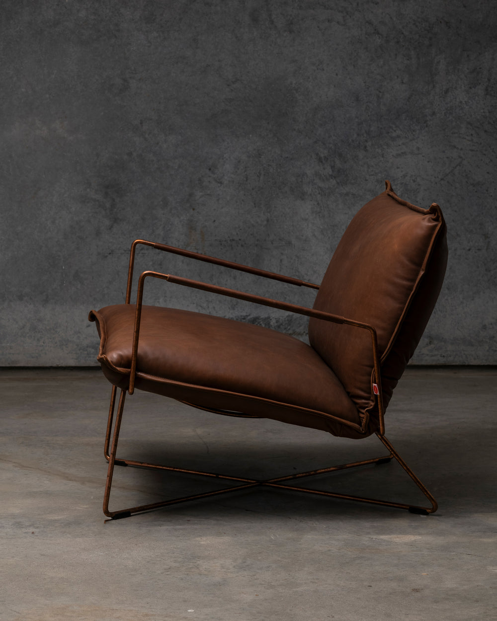 Earl Chair Copper Frame - Luxor Fango