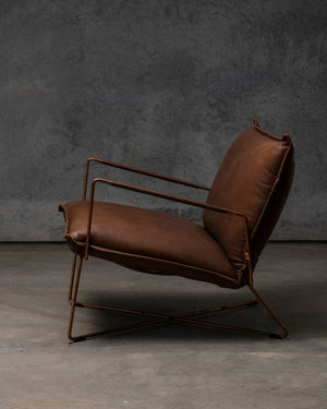 Earl Chair Copper Frame - Luxor Fango