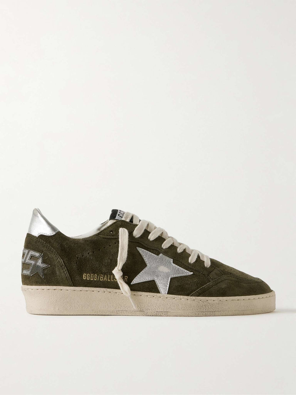 Ball Star Suede Upper Nylon Tongue Laminated Star Olive Night / Silver