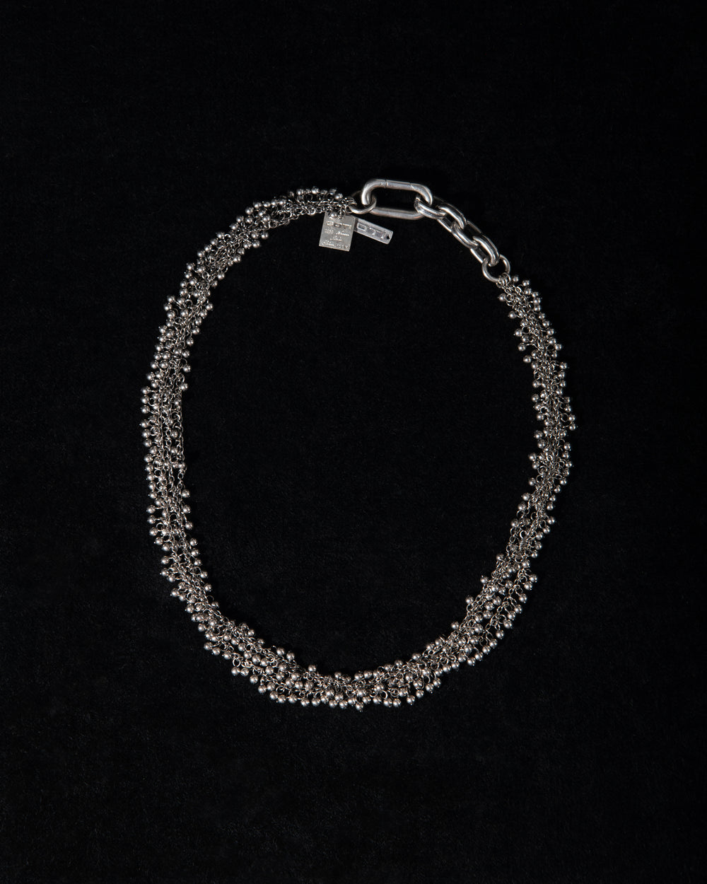 Mulit Silver Beads Necklace CN2242