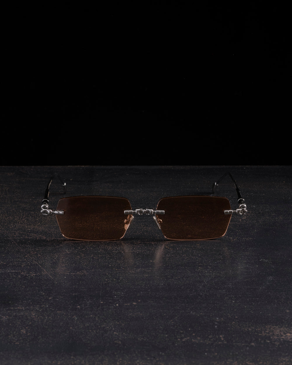 MASK H61 GM Gunmetal + Gradient Brown Orange