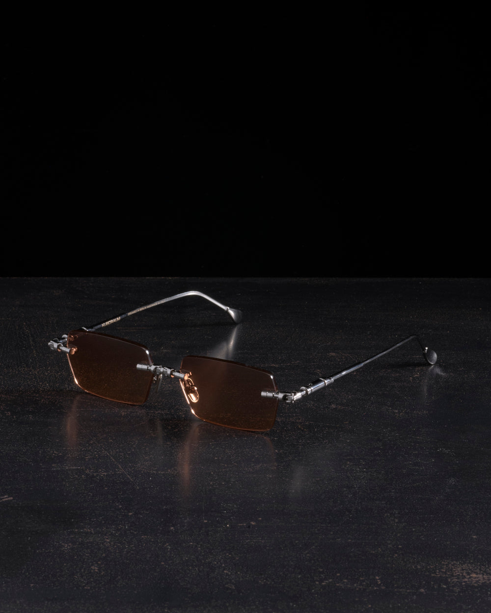 MASK H61 GM Gunmetal + Gradient Brown Orange