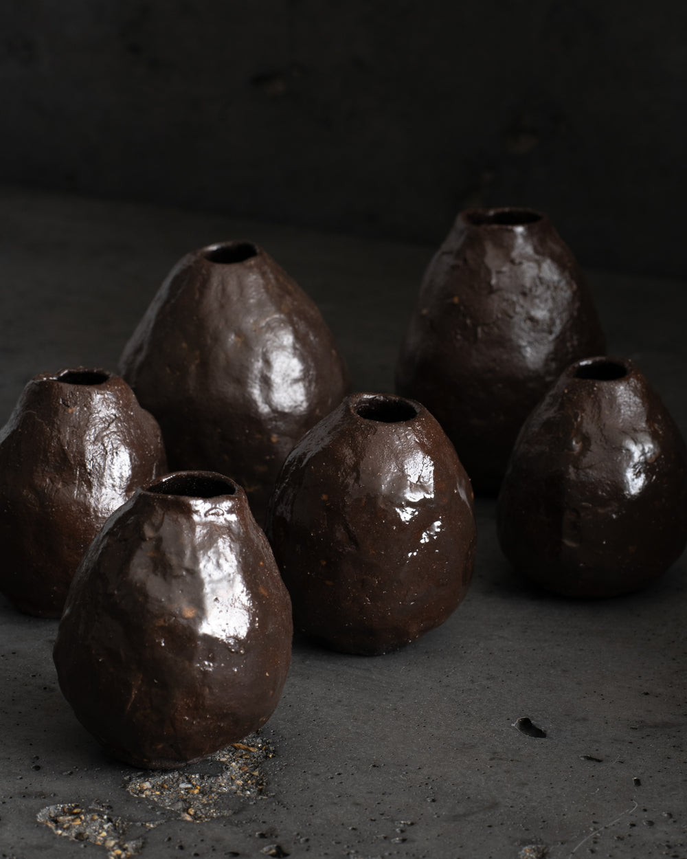 Petit Bud Vases Brown