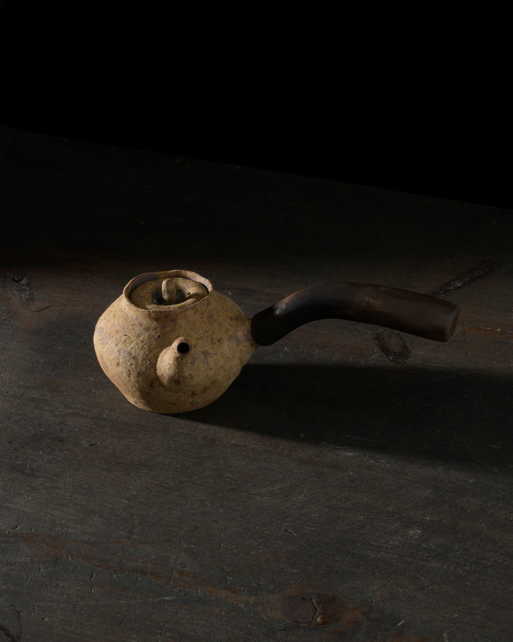 Handcrafted Ash Teapot | Wood Handle | 250 ML