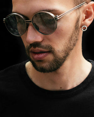 Glasses #3 - Green Mirror